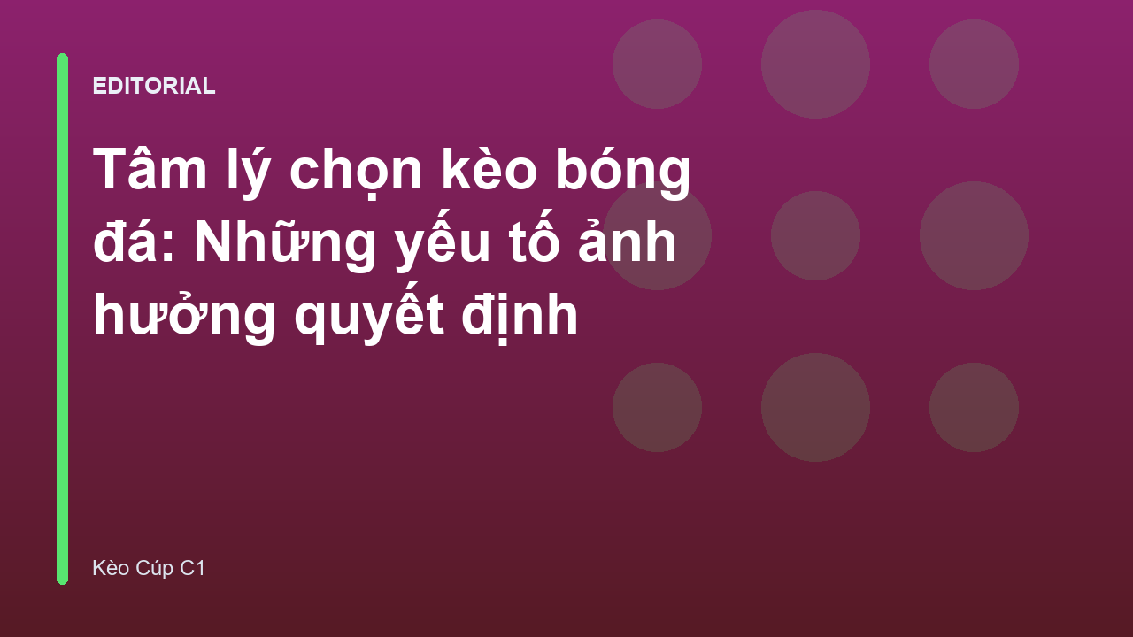 Người chơi bóng đá đang phân tích kèo với tâm lý bình tĩnh